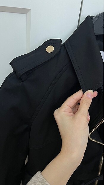 xs Beden siyah Renk Mango trenckot