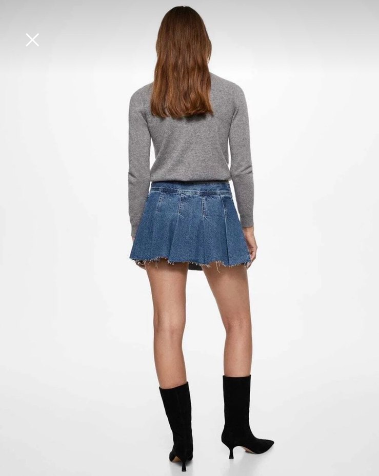 Pilili Denim Etek - Görsel 4