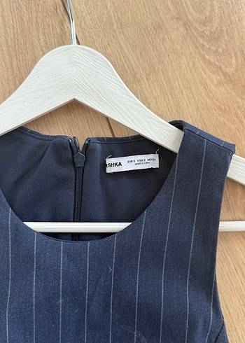 Halter yaka pilili elbise - Görsel 4