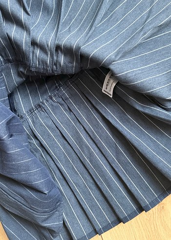 Halter yaka pilili elbise - Görsel 6