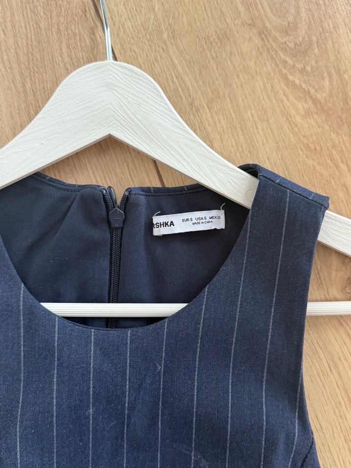 Halter yaka pilili elbise - Görsel 4