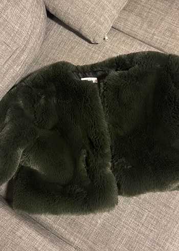 zümrüt yeşili  kürk - Görsel 5