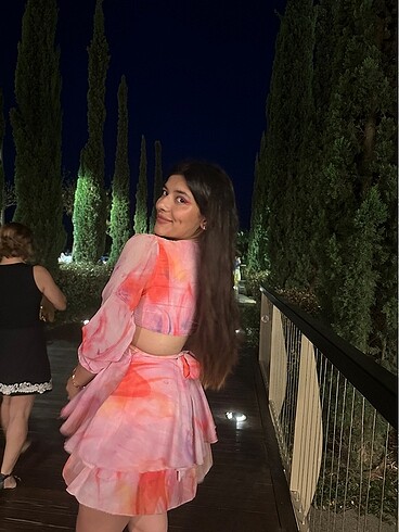 xs Beden Pembe elbise