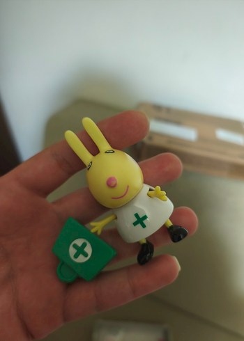peppa pig Sarı Tavşan Figür