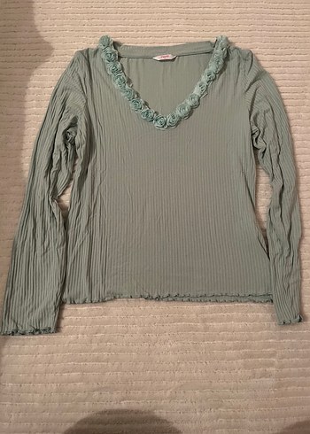 Penti Bohem Uzun Keten Hamile Bluzu - Görsel 3