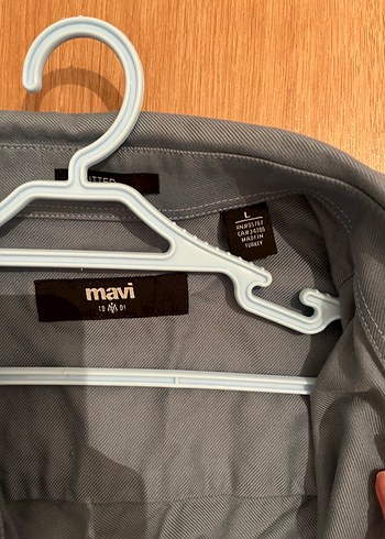 Gri Keten Erkek Gömlek Uzun Kollu - Görsel 3