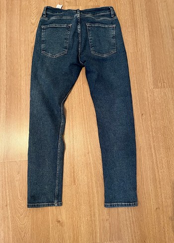 Erkek Mavi Denim Regular Fit Jean - Görsel 3