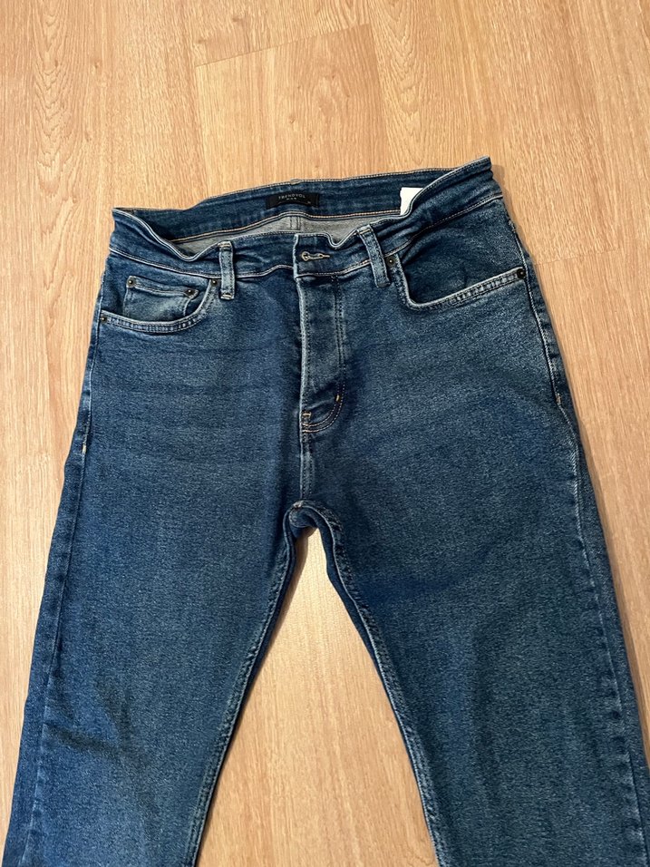 Erkek Mavi Denim Regular Fit Jean - Görsel 2