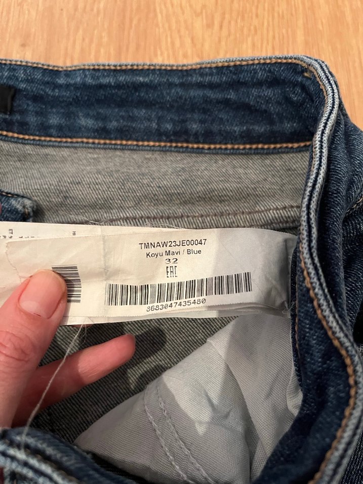 Erkek Mavi Denim Regular Fit Jean - Görsel 5