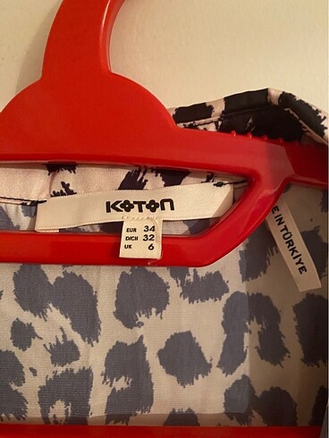 Koton leopar gömlek - Görsel 5