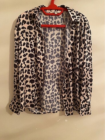 Koton leopar gömlek - Görsel 4