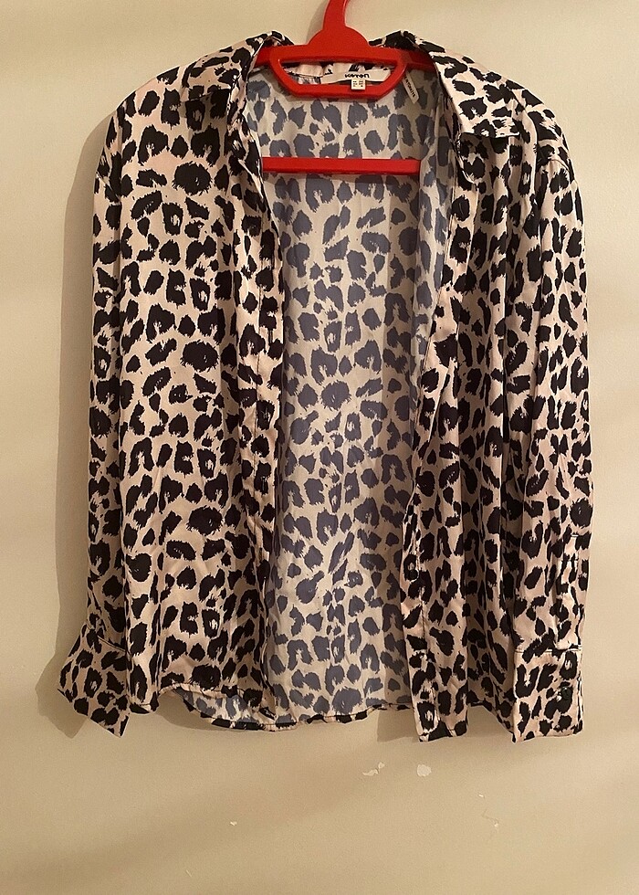 Koton leopar gömlek - Görsel 4