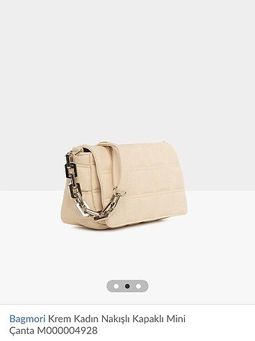 Bagmori krem çanta - Görsel 2