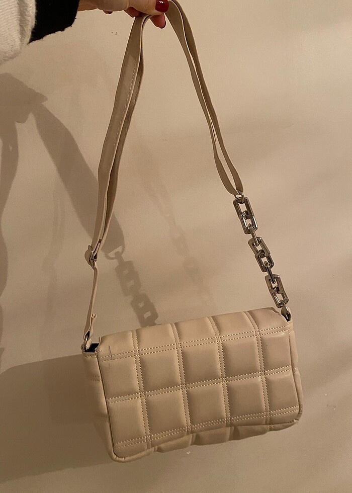 Bagmori krem çanta - Görsel 4