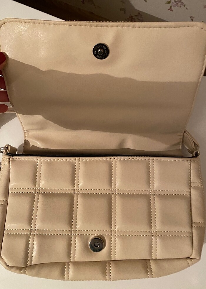 Bagmori krem çanta - Görsel 5