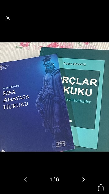 Hukuk ders kitapları (FİYAT SORUNUZ)