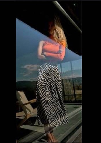 Zara leopar etek