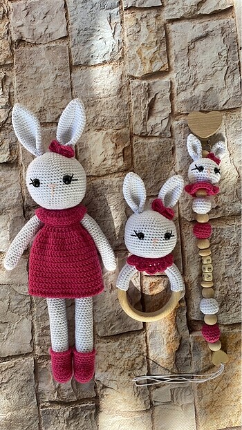 Amigurumi Tavşan Set