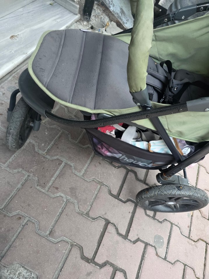 Hauck Yeşil Bebek Arabası - Görsel 3