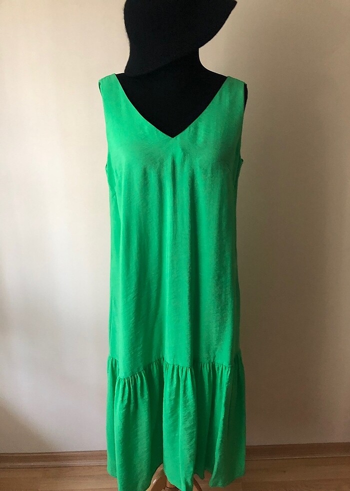 İPEKYOL V Yaka Elbise - Görsel 3