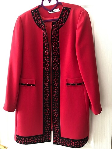 Seçil  Kırmızı Ceket - Görsel 5