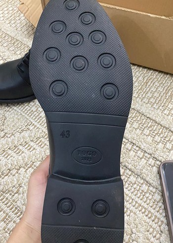 43 Beden siyah Renk Erkek Siyah Modern Klasik Ofis Ayakkabısı