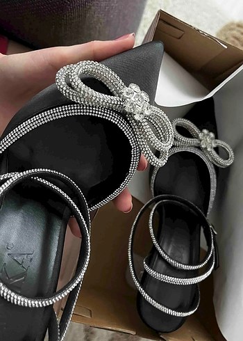 Siyah topuklu - Görsel 7