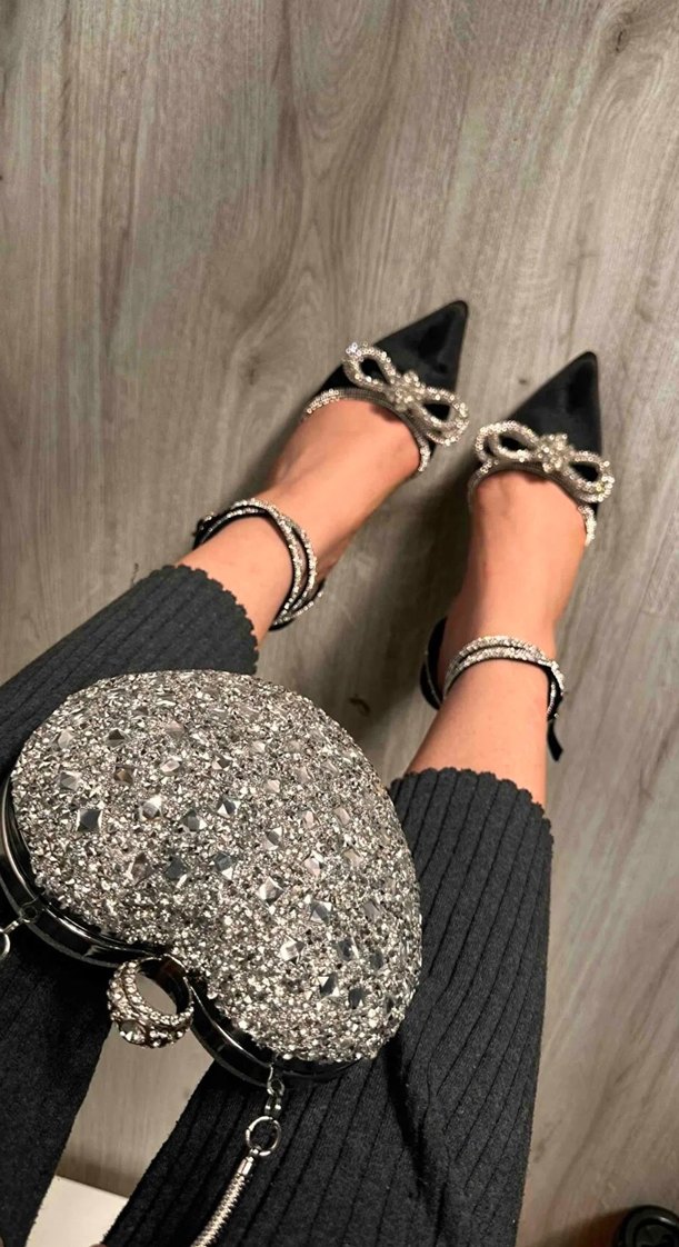 Siyah topuklu - Görsel 2