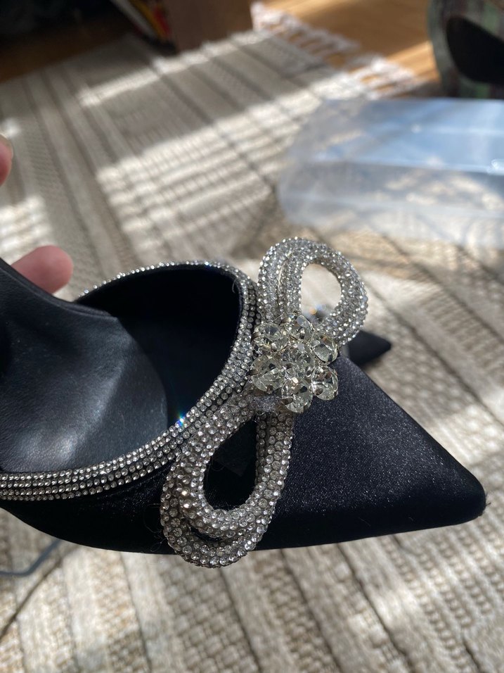 Siyah topuklu - Görsel 4