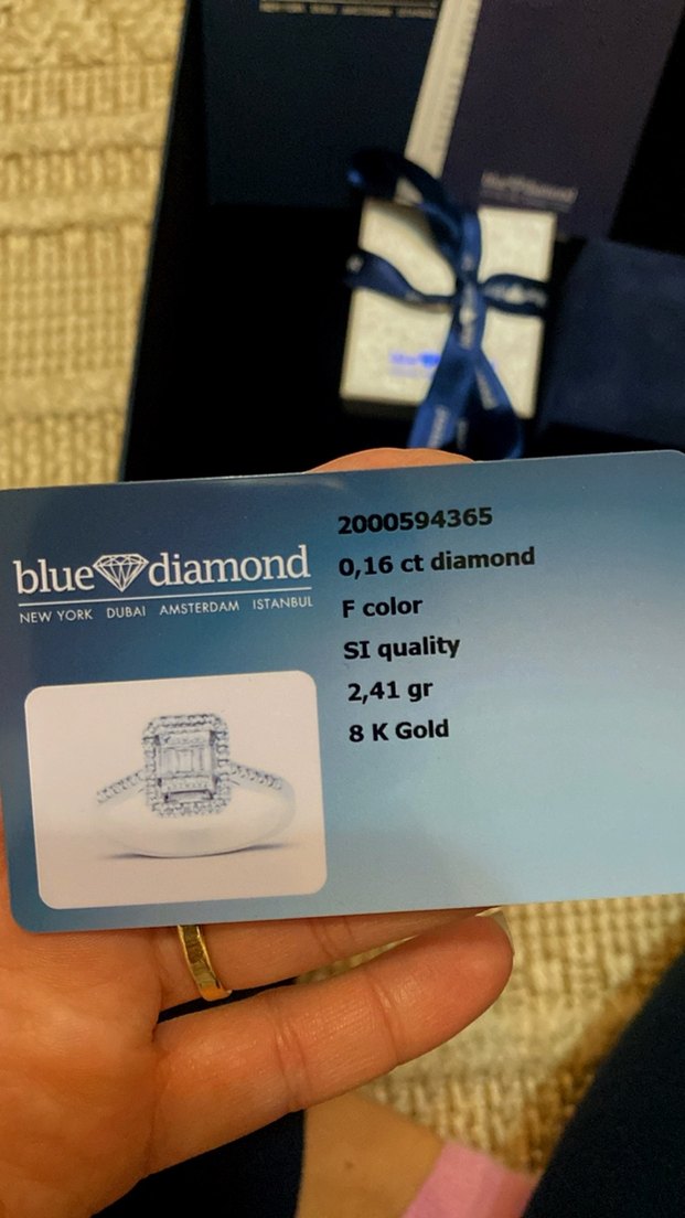 Pırlanta Baget yüzük - Görsel 3