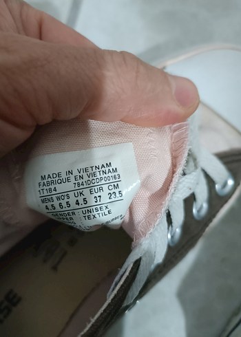 36 Beden kahverengi Renk Converse Kahverengi Kadın Spor Ayakkabı