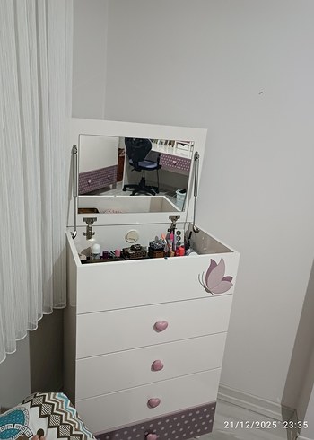 Çocuk Odası Mor Dolap ve Çalışma Masası - Görsel 5