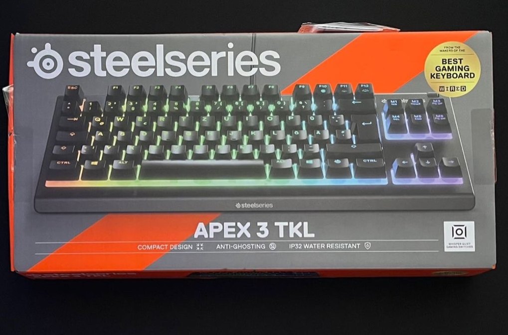 SteelSeries Apex 3 TKL Mavi Mekanik Klavye - Görsel 2