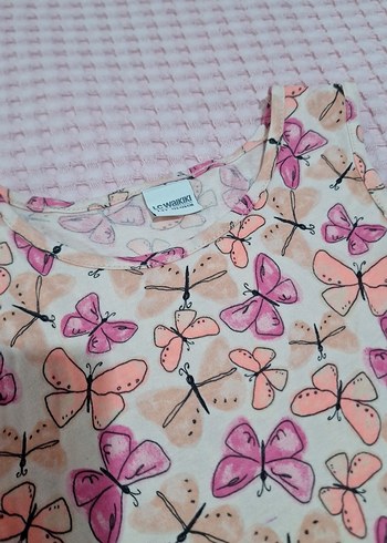 LC Waikiki Kız Çocuk Pembe Fırfırlı Elbise