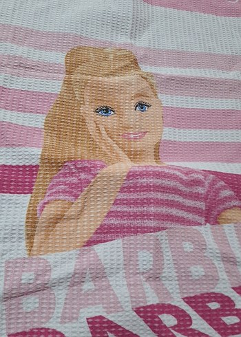 Barbie Desenli Çocuk Battaniyesi Pembe - Görsel 2