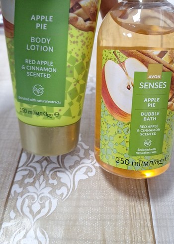 Avon Senses Elma ve Tarçın Kokulu Duş Jeli - Görsel 2