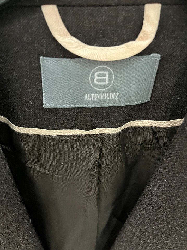 Kahverengi Kadın Midi Blazer Ceket - Görsel 3