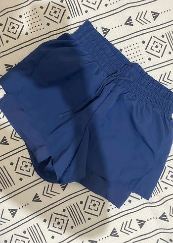 Lacivert Mini Spor Şort