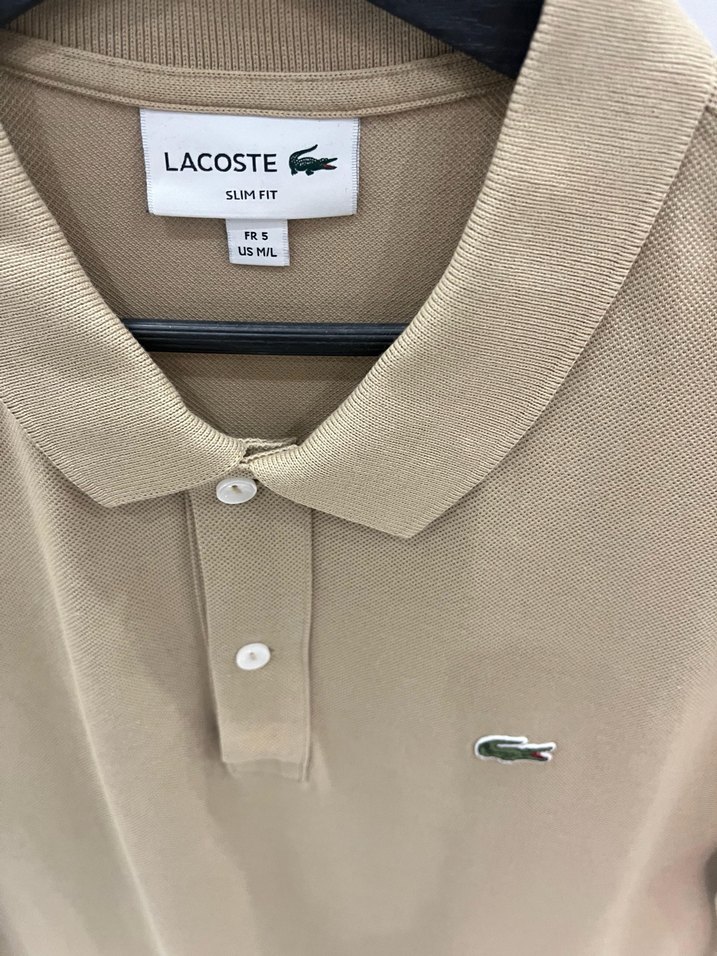 Bej Erkek Polo Yaka Tişört - Görsel 3