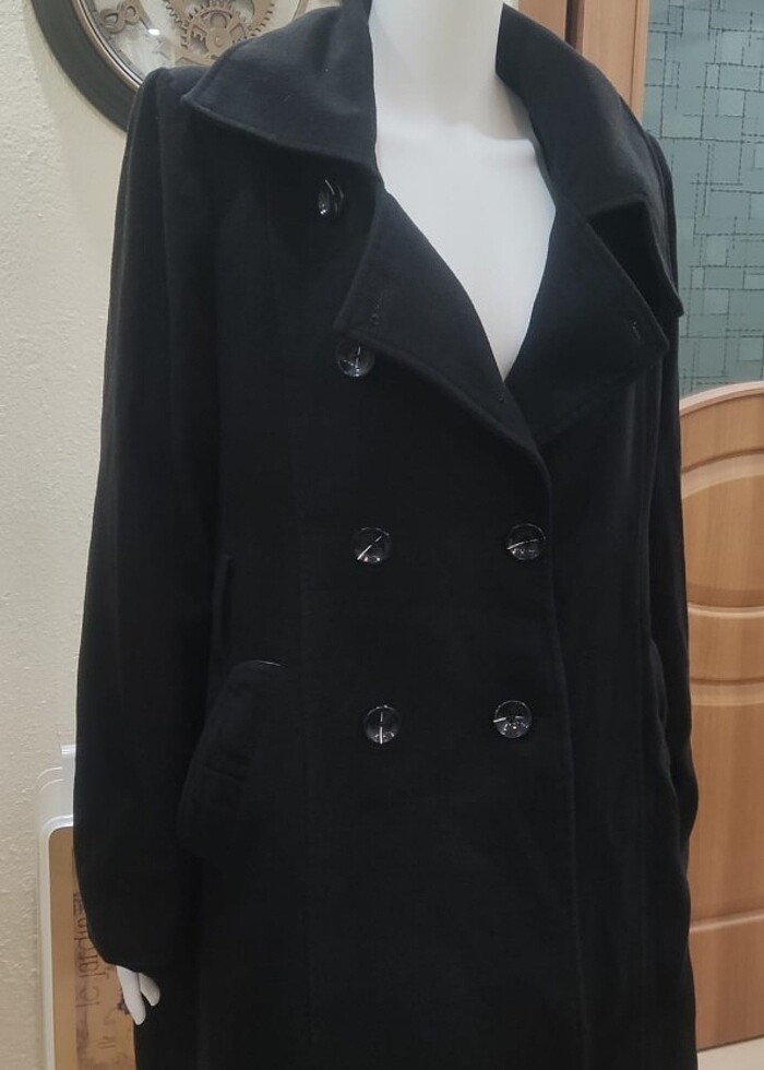 Defacto Kaşe Kaban - Görsel 2