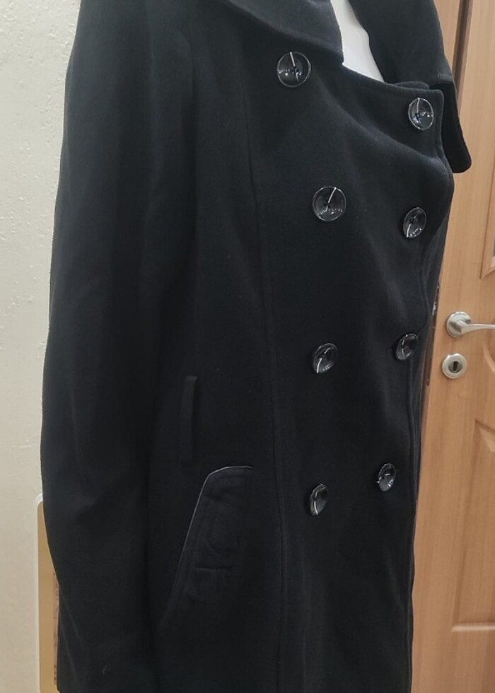 Defacto Kaşe Kaban - Görsel 4