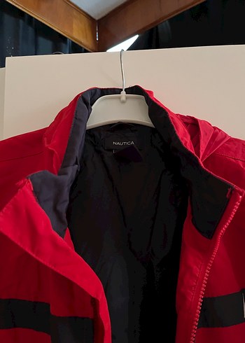 Kırmızı Fermuarlı Kadın Ceket - Görsel 2