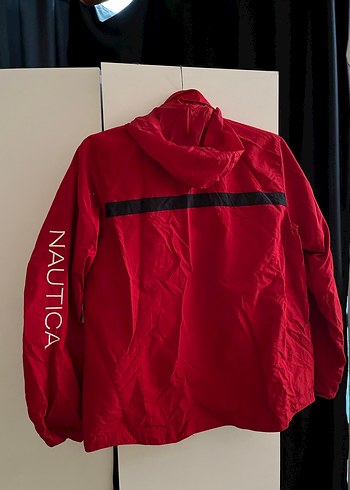 Kırmızı Fermuarlı Kadın Ceket - Görsel 3