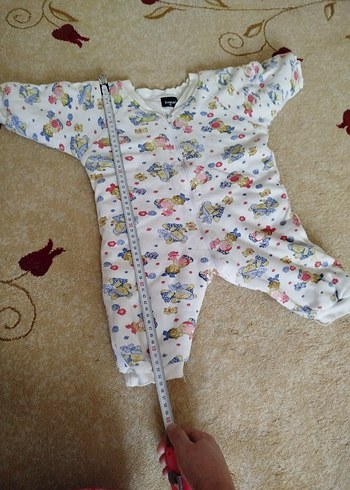 Renkli Desenli Bebek Uyku Tulumu - Görsel 3