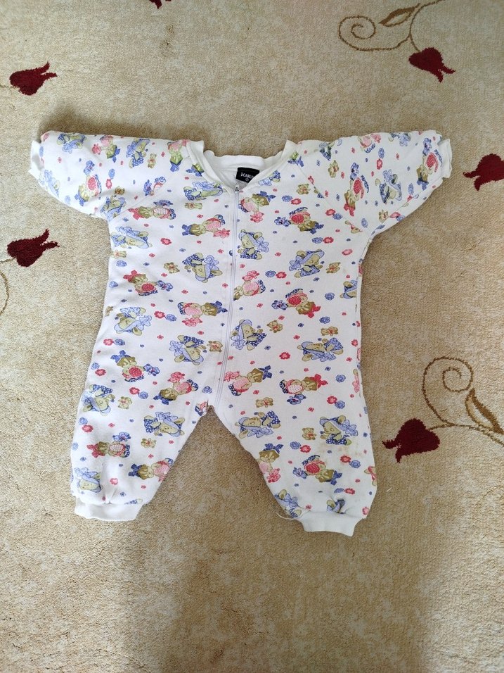 Renkli Desenli Bebek Uyku Tulumu - Görsel 2