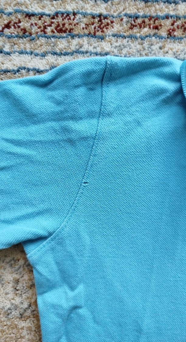 Erkek Çocuk Gri Yaka Detaylı Mavi Uzun Kollu Polo - Görsel 3