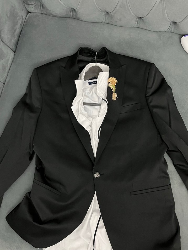 Klasik Siyah Erkek Takım Elbise - Görsel 2