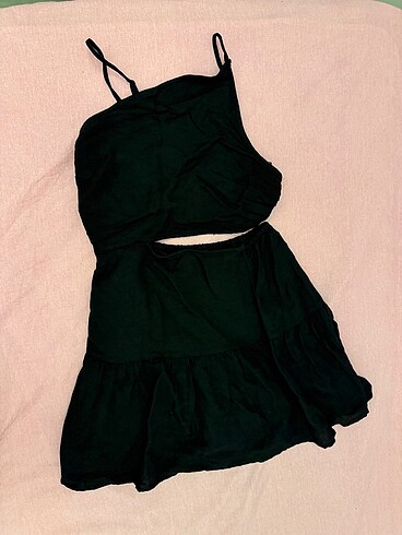 Stradivarius Stradivarius siyah mini elbise