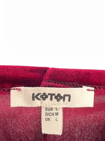 l Beden bordo Renk Koton Kazak / Triko %70 İndirimli.