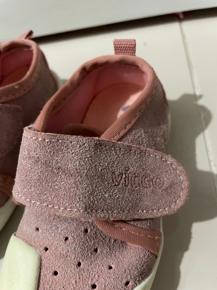 Pembe İlk Adım Ayakkabısı Velcro Bantlı - Görsel 3